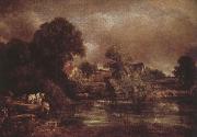 John Constable The white hasten oil painting artist